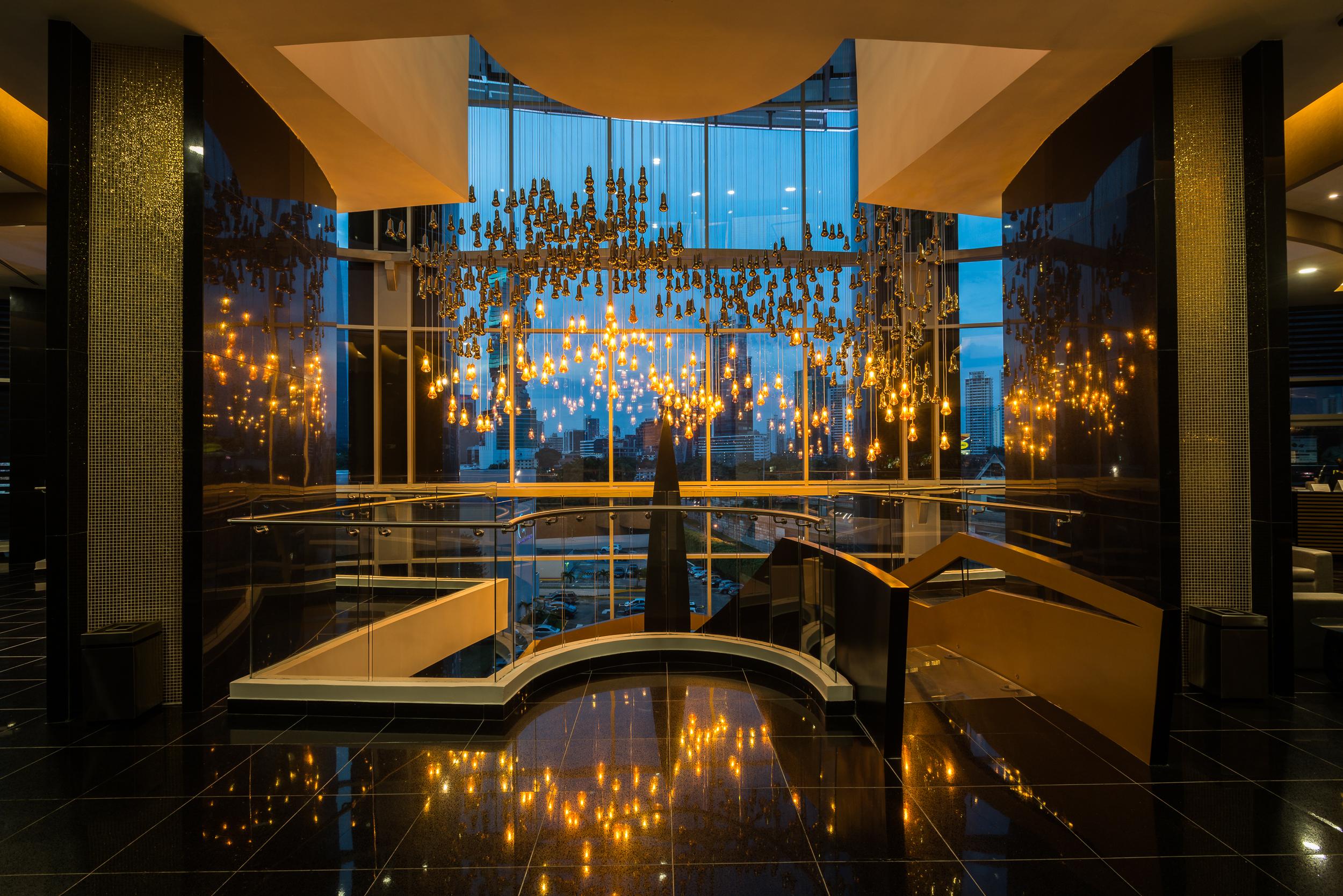Hotel Las Americas Golden Tower Panama Exterior foto The interior of the hotel