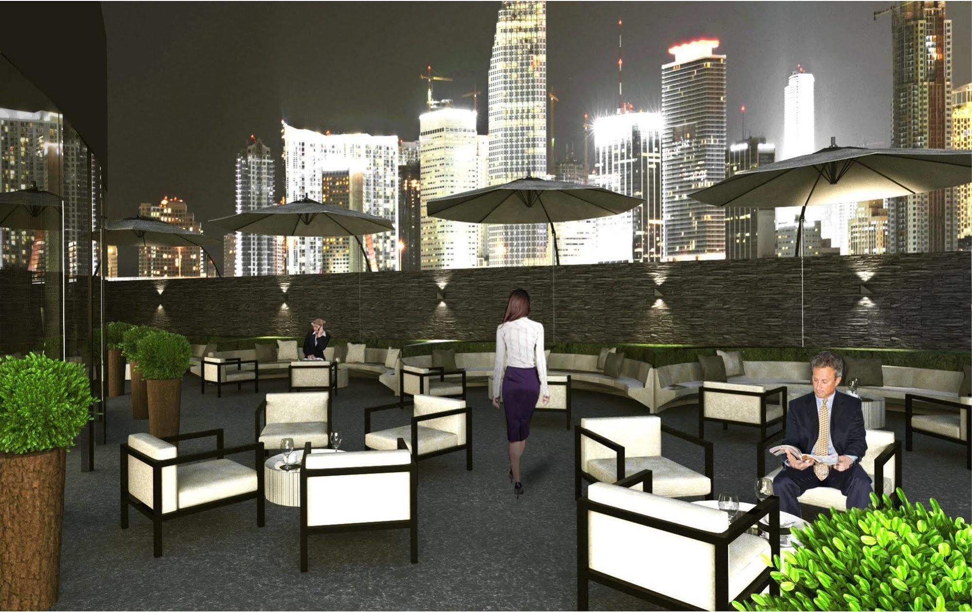 Hotel Las Americas Golden Tower Panama Exterior foto The Sky Bar